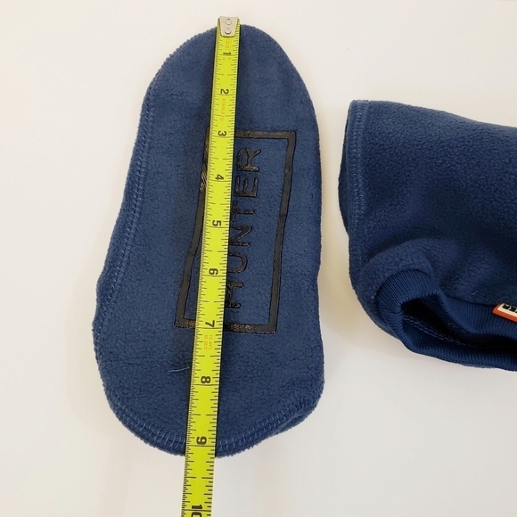NIB Hunter Kids Fitted Ankle Boot Socks Blue Kids Size XL - Picture 5 of 6